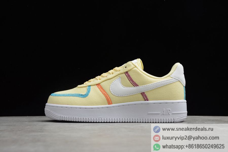 Air Force 1 Low Life Lime Yellow White CK6527-700 Women Shoes
